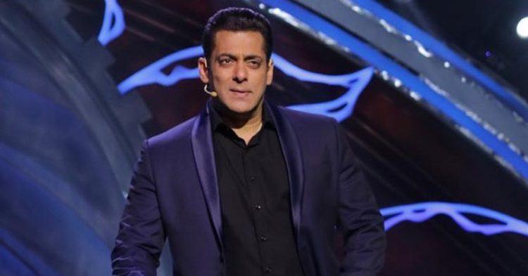 Salman Khan on Bigg Boss set