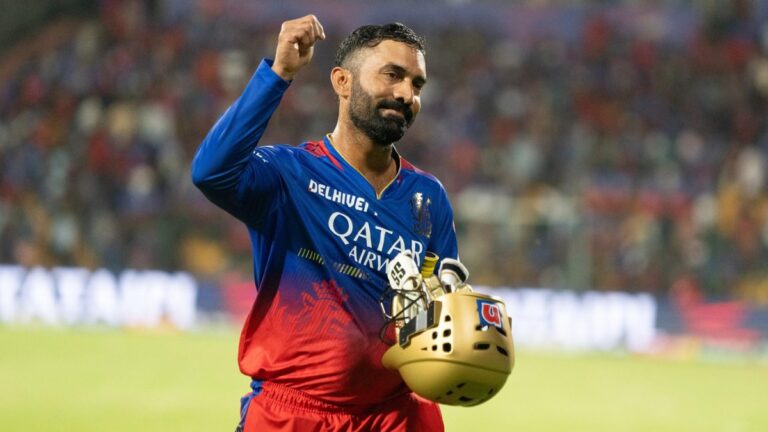 RCB VS MI: Dinesh Karthik blazes fifty, but RCB falls short against MI