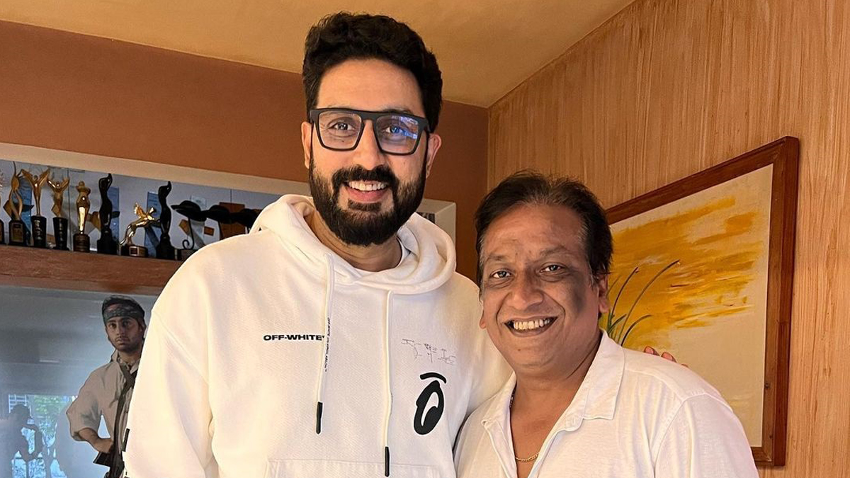 Bunty Rathore with Abhishek Bachchan