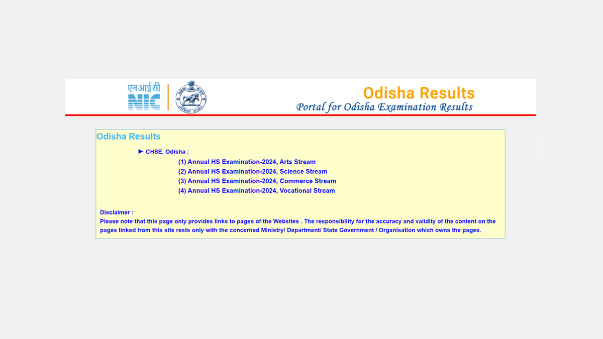 Odisha 12th Result