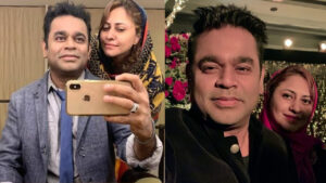 AR Rahman and Saira Banu