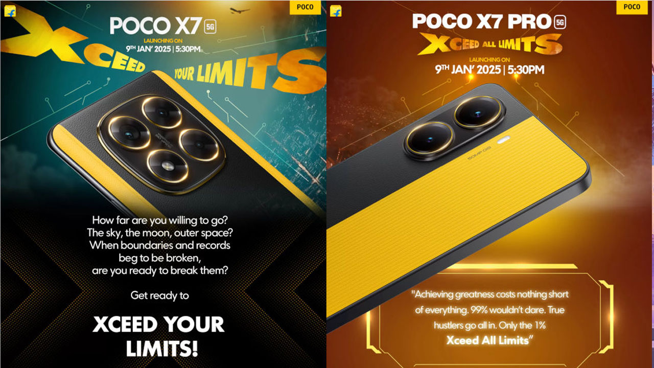 POCO X7 and POCO-X7 Pro India launch