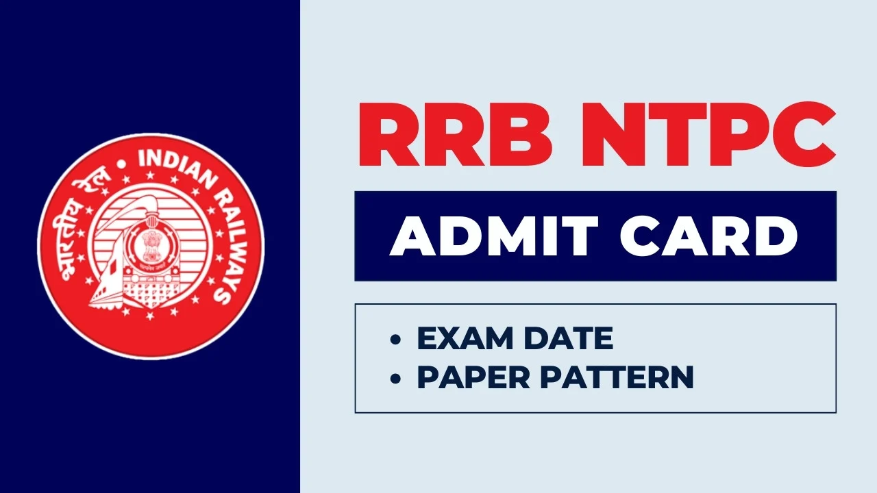 RRB NTPC Exam Admit Card