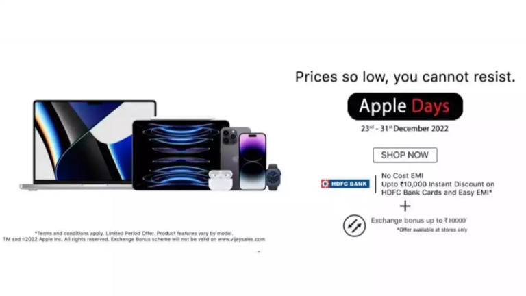 Vijay Sales Apple Days Sale