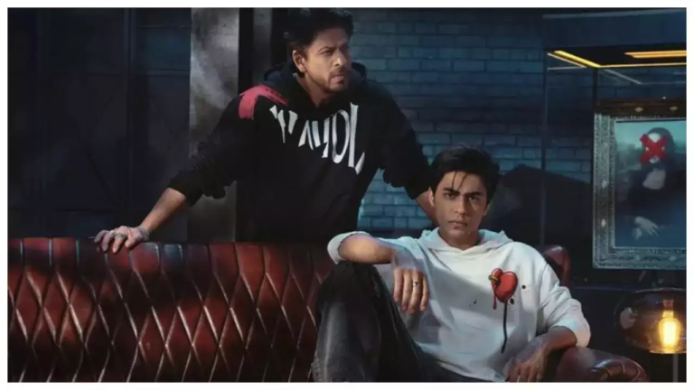 Shah Rukh Khan and Aryan Khan