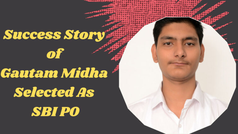 Gautam Midha SBI PO
