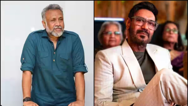 Anubhav Sinha with Ajay Devgn