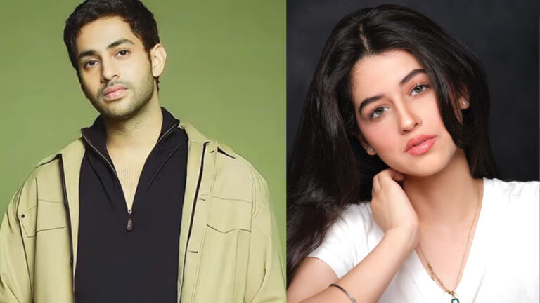 Naomika Saran and Agastya Nanda