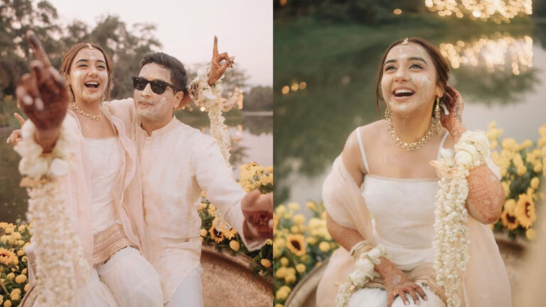 Prajakta Koli and Vrishank Khanal