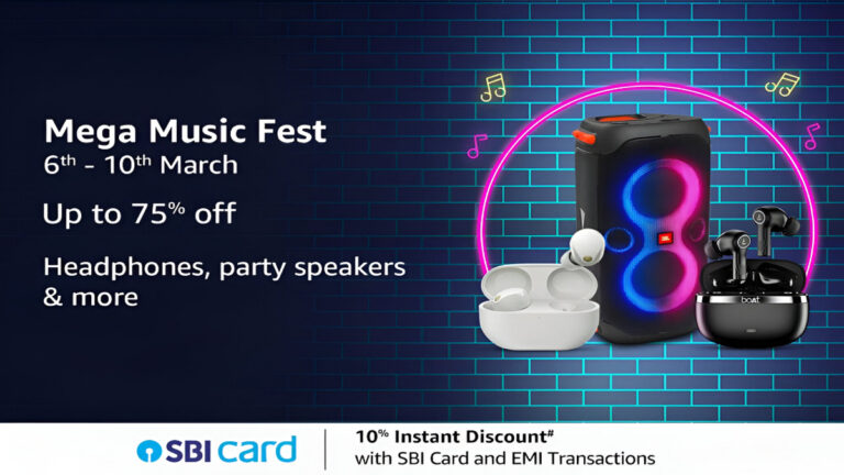 Amazon Mega Music Fest Speakers, and More
