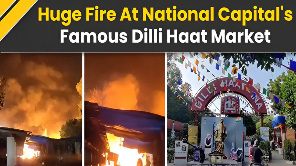 Delhi Dilli Haat Gutting Numerous Shops