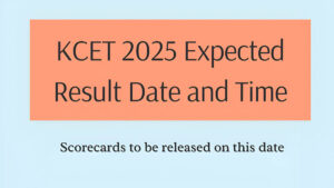 KCET 2025 Results