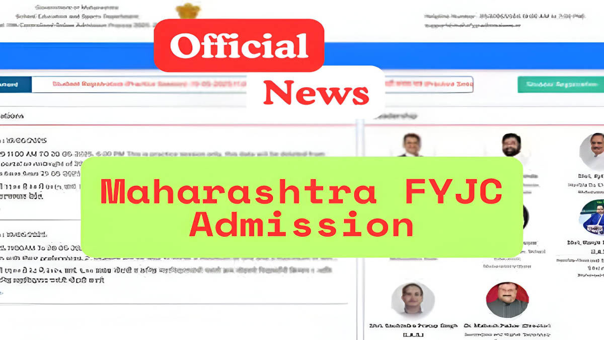Maharashtra FYJC Admissions 2025