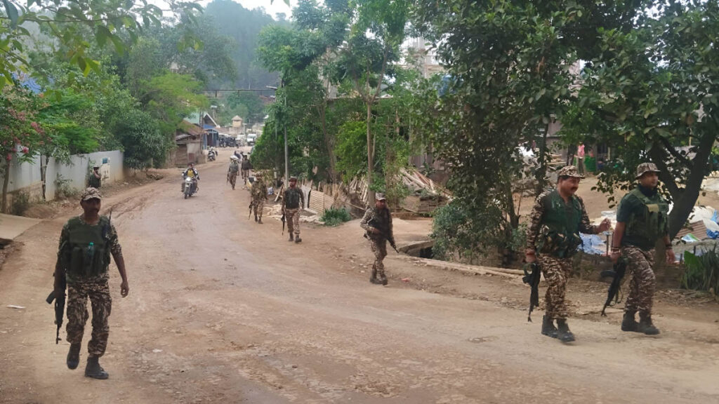 Myanmar Border in Manipur Arms Seized