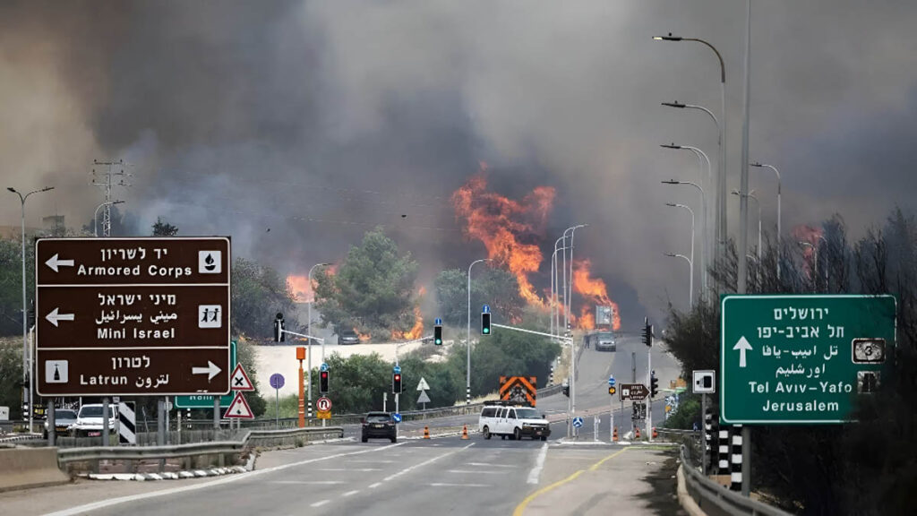 National Emergency Declared as Raging Wildfires Threaten Israel, Forcing Mass Evacuations