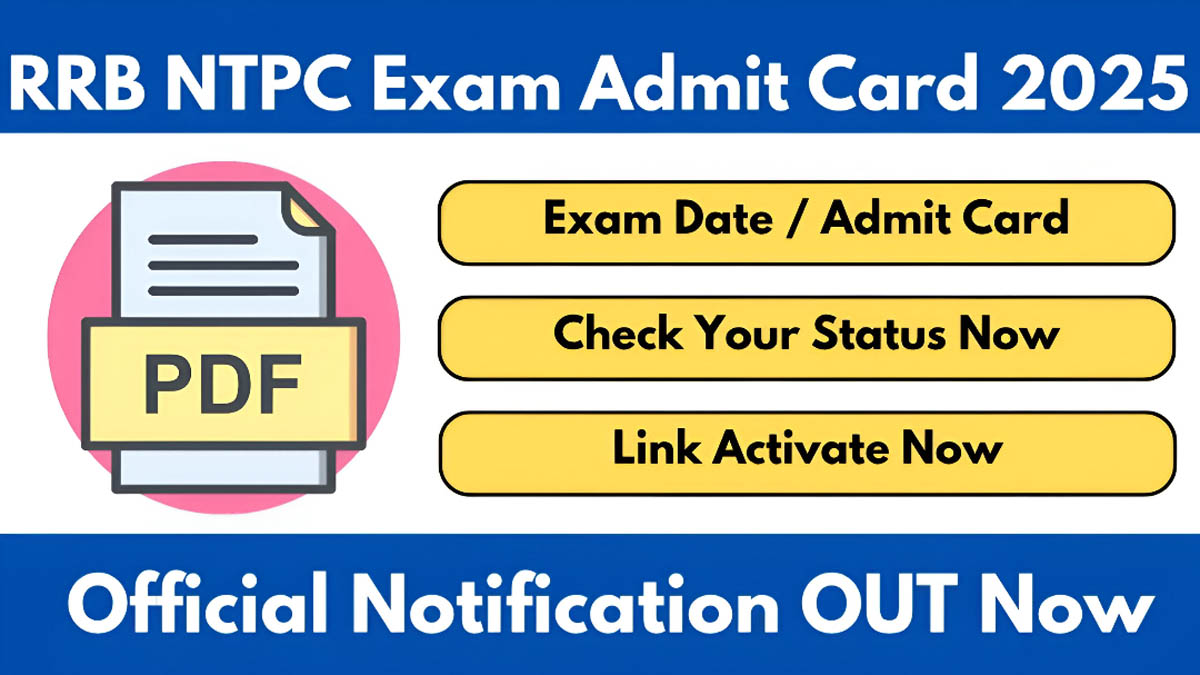 RRB NTPC Admit Card 2025