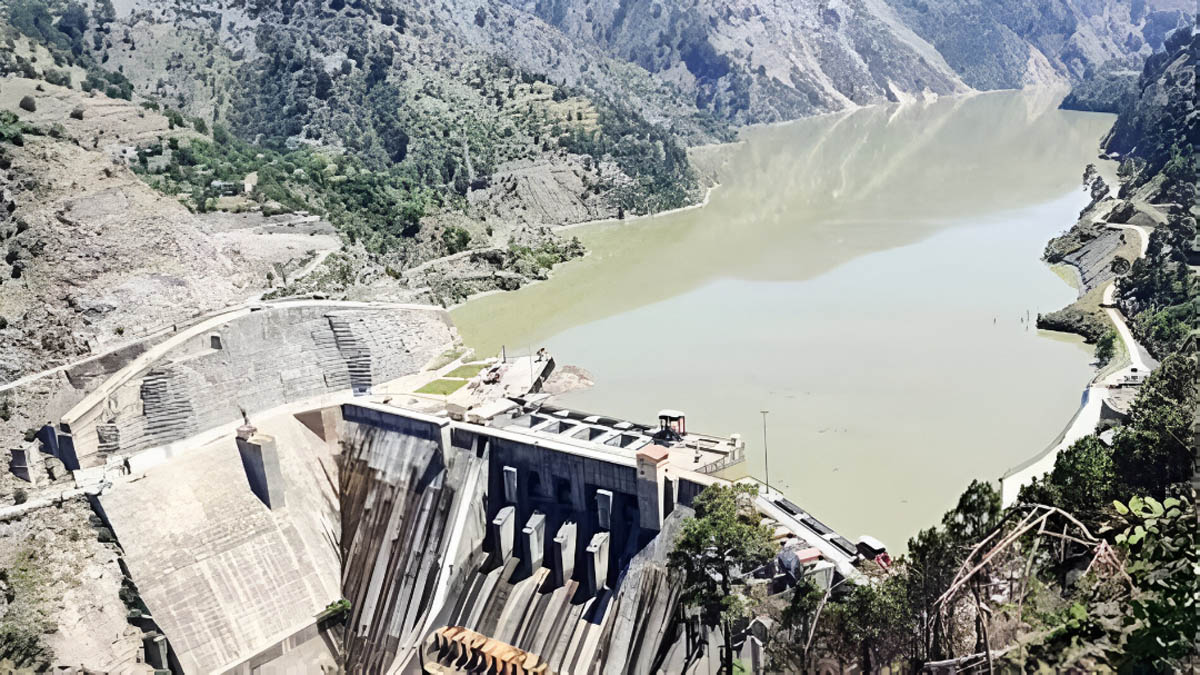 Water Flow Blocked at Jammu Dam on Chenab