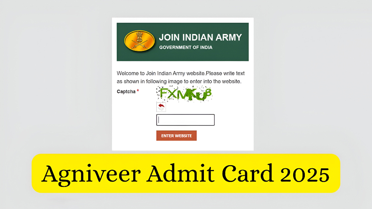 Agniveer GD Admit Card 2025 Released