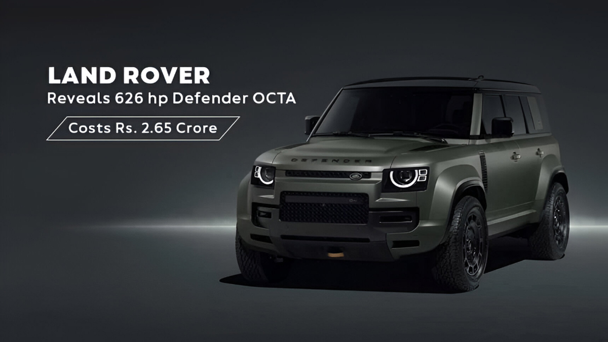 Land Rover's Darkest Defender Flexes 626 HP