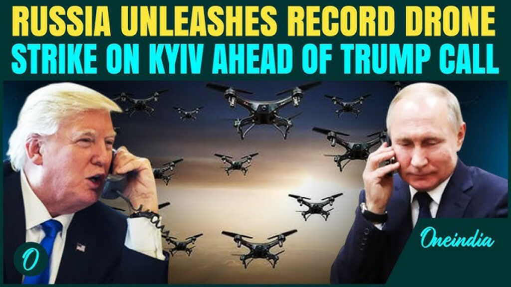 Russia Unleashes Record Drone Barrage