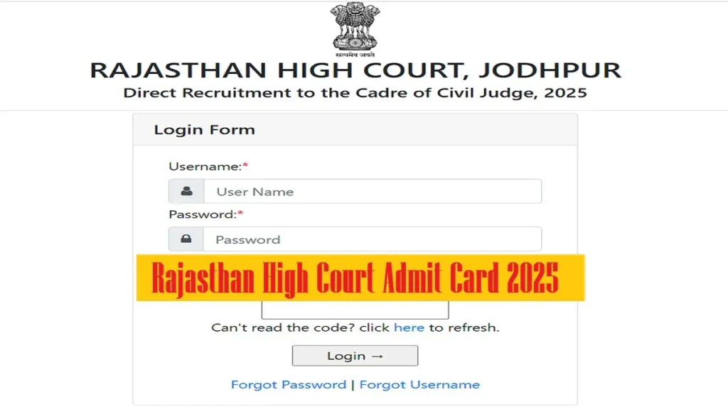 Rajasthan High Court Civil Judge