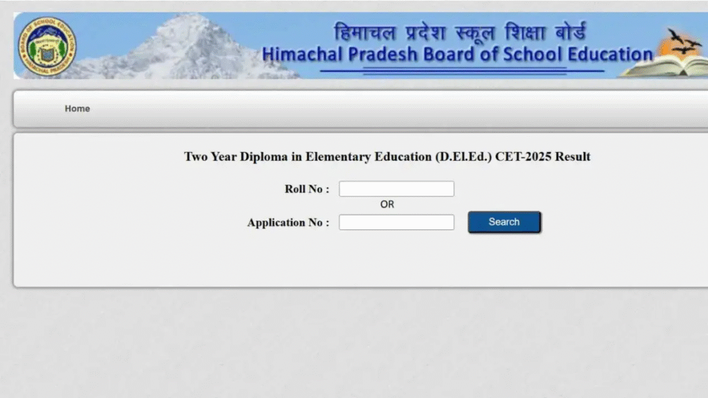 HPBOSE D.El.Ed Result