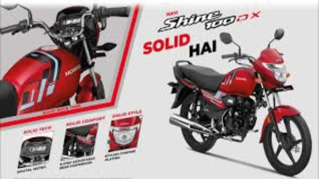 Honda Shine 100 DX Unveiled in India