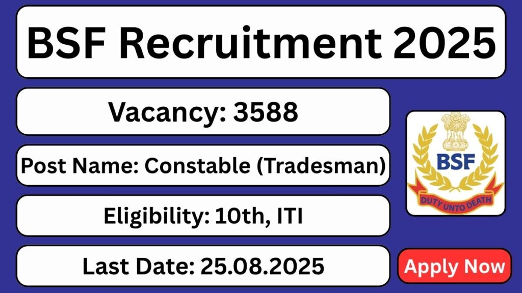 BSF Constable Recruitment
