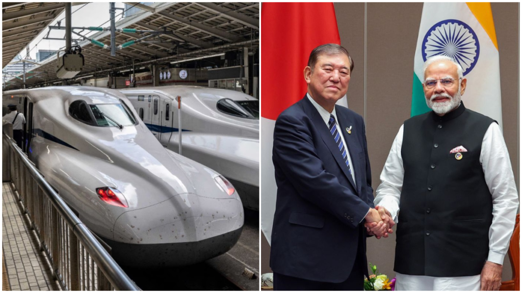 PM Modi's Bullet Train Ride
