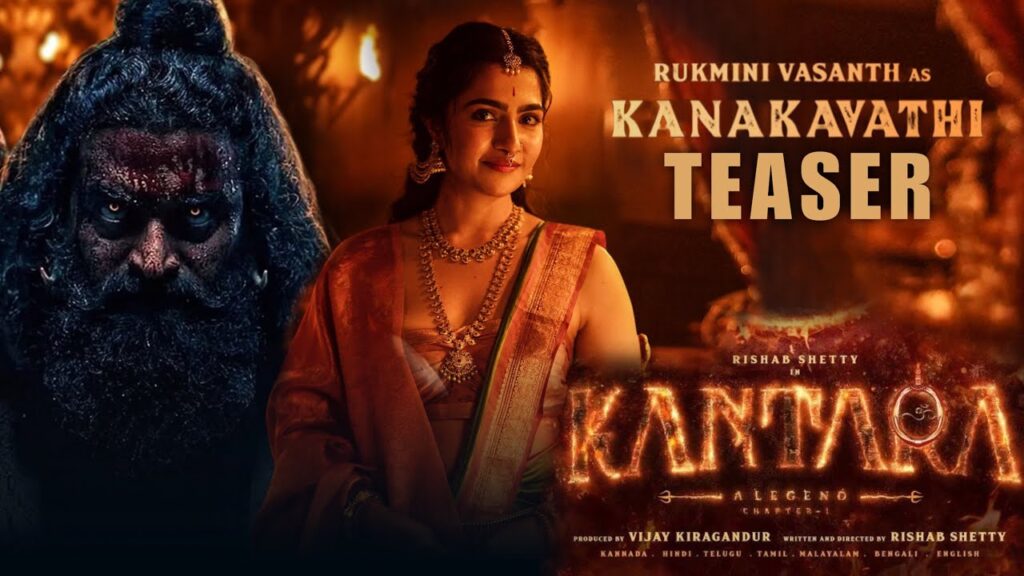 Rukmini Vasanth Captivates as Kanakavathi in New Kantara Chapter 1 Poster