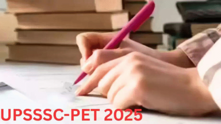UPSSSC PET 2025 Exam