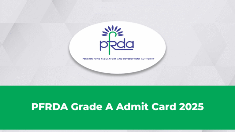 PFRDA Grade A 2025 examination