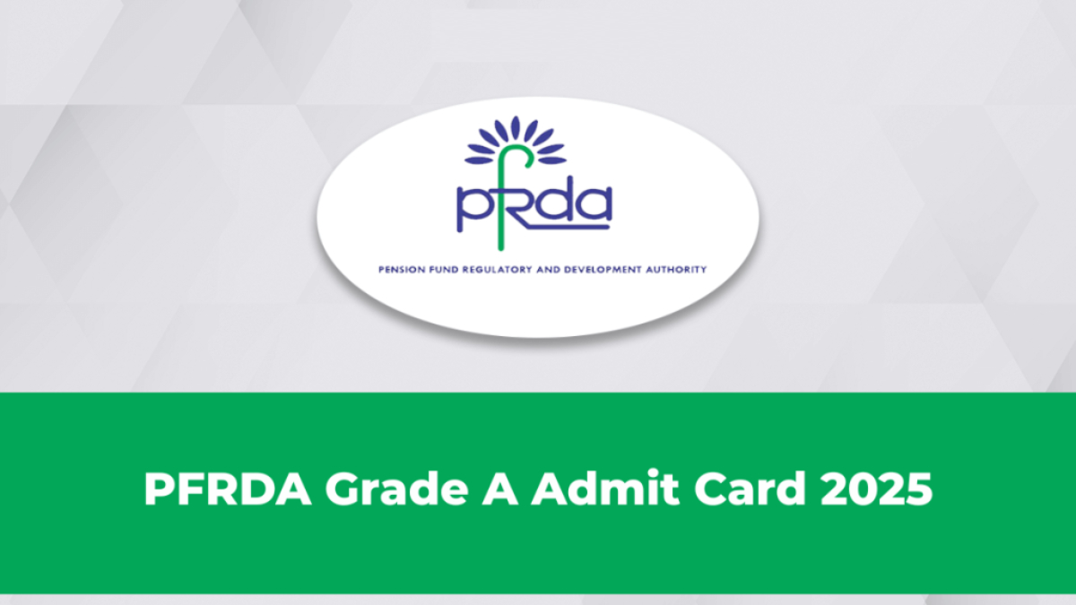 PFRDA Grade A 2025 examination
