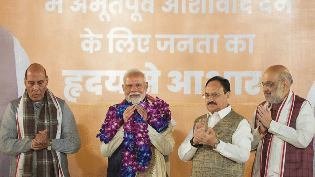 Prime Minister Modi and Union Home Minister Amit Shah