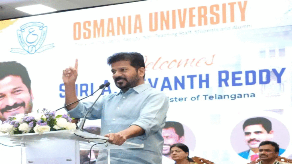 Revanth Reddy Becomes First Telangana CM to Address Osmania University