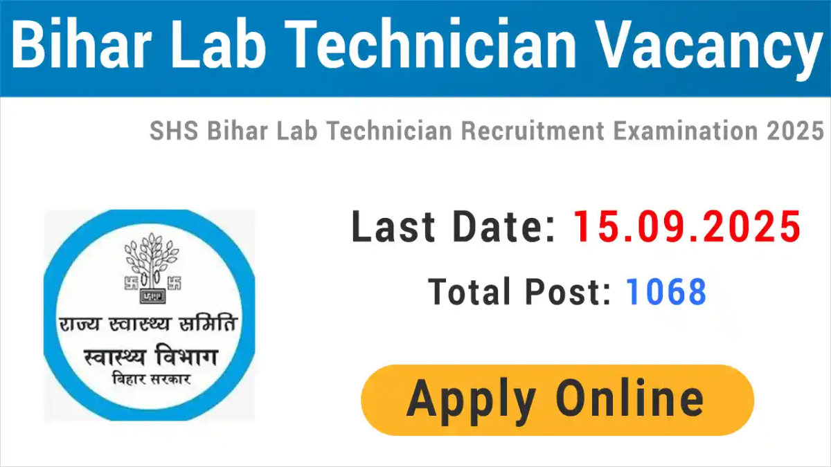 Lab Technician Vacancies in Bihar