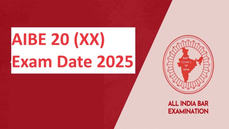 All India Bar Examination (AIBE) 20,