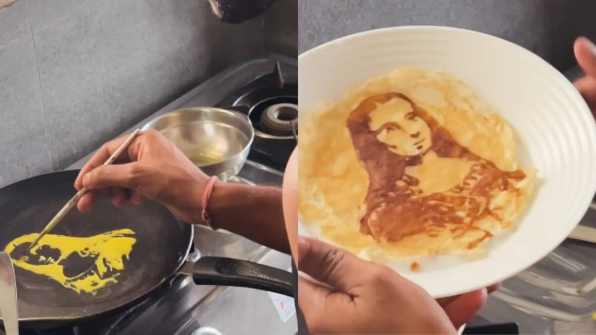 "Mona Lisa" Omelette Goes Viral