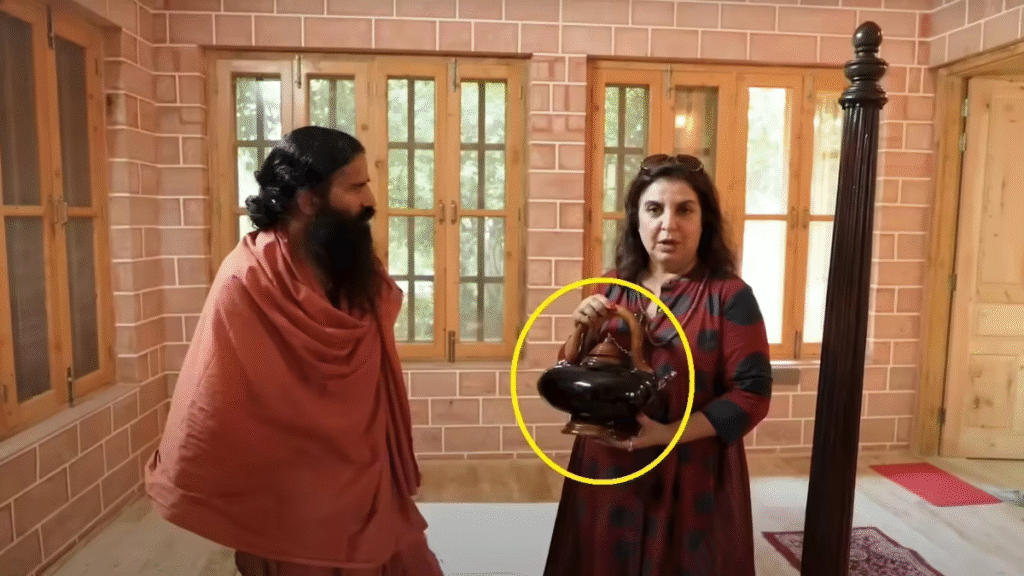 Farah Khan Meets Yoga Guru Ramdev