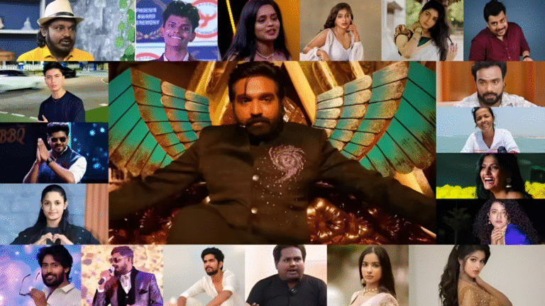 List for Bigg Boss Tamil 9