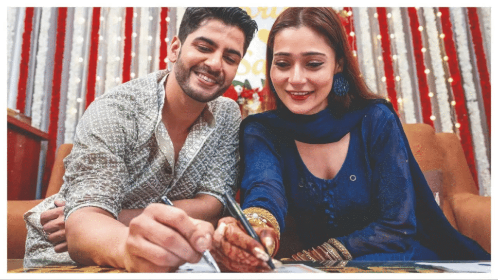 TV Star Sara Khan Marries Krish Pathak