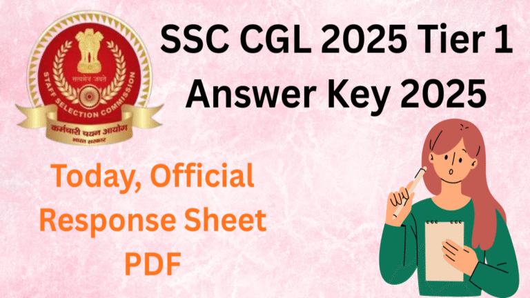 SSC CGL Tier 1 Answer Key
