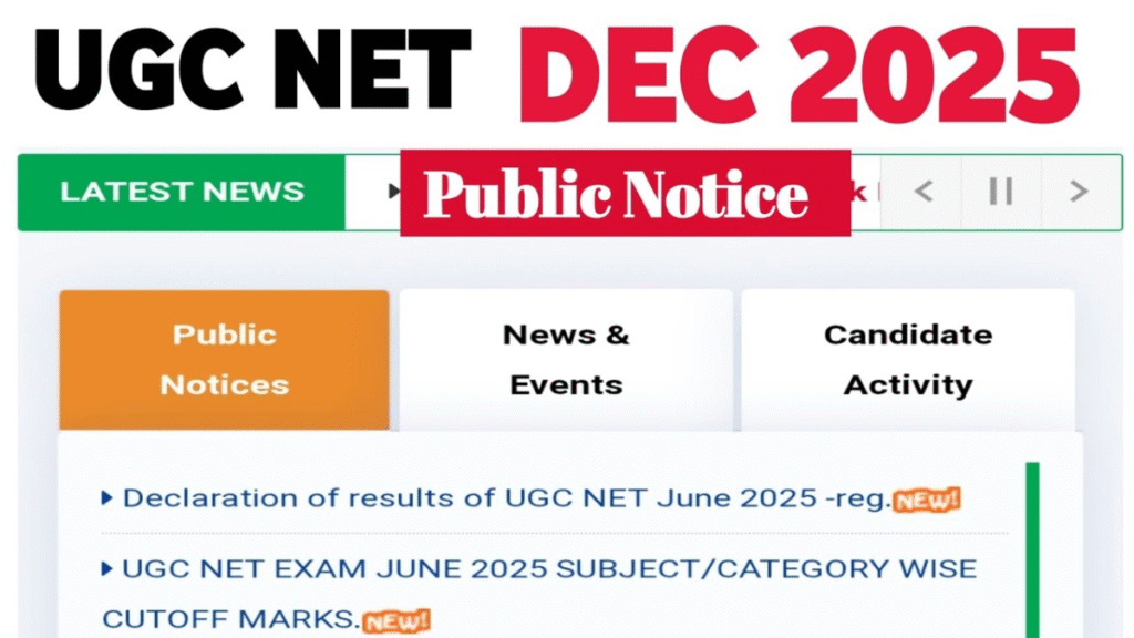 UGC NET Dec 2025