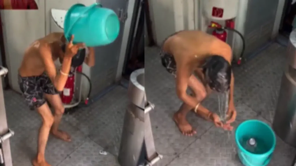 Man Films Theatrical Bathing