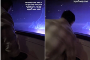 Museum Prank: Titanic Water