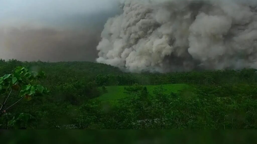 Volcanic Fury: Semeru Eruption