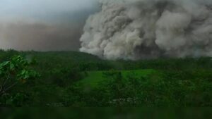 Volcanic Fury: Semeru Eruption