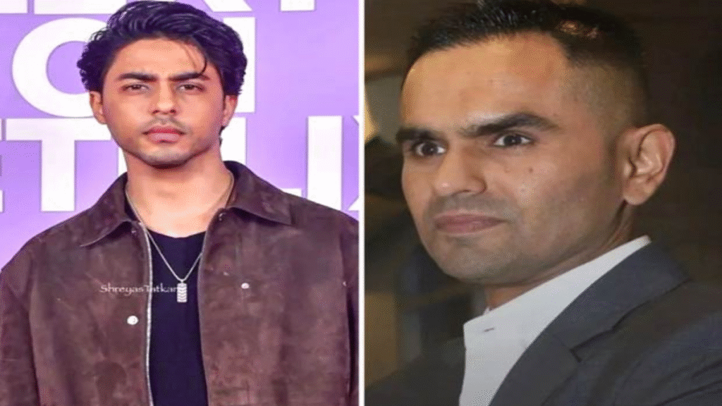 Aryan Khan and Sameer Wankhede.