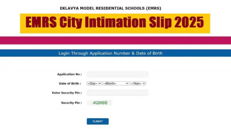 EMRS Exam City