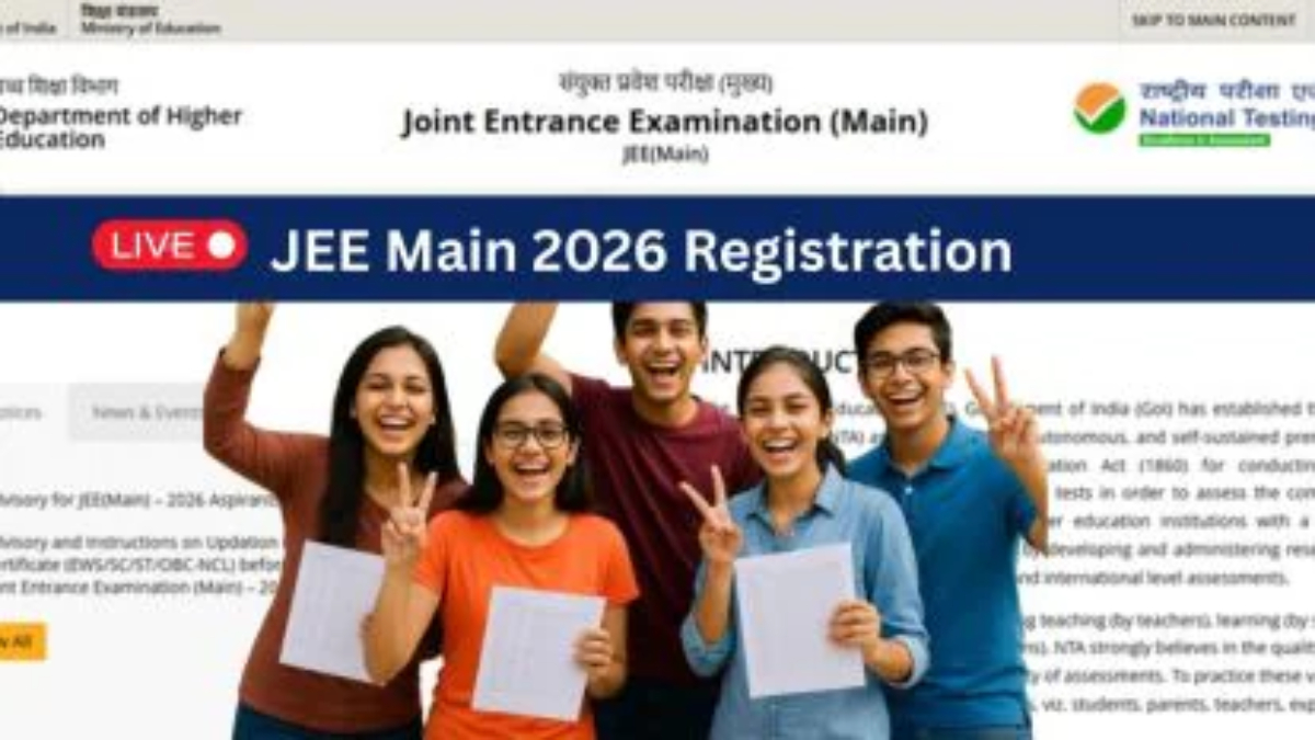 JEE Main 2026 Registration